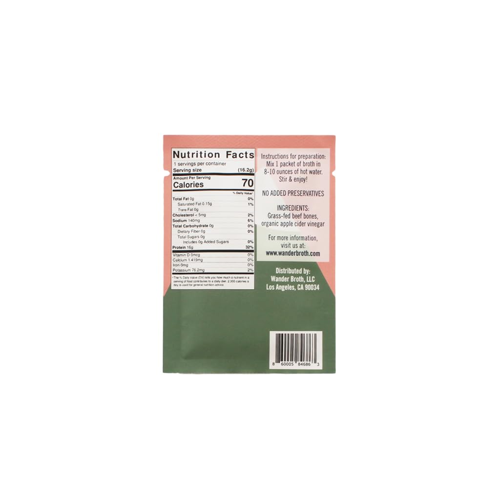 Freeze-Dried Grass-Fed Beef Bone Broth 10 Pack W711