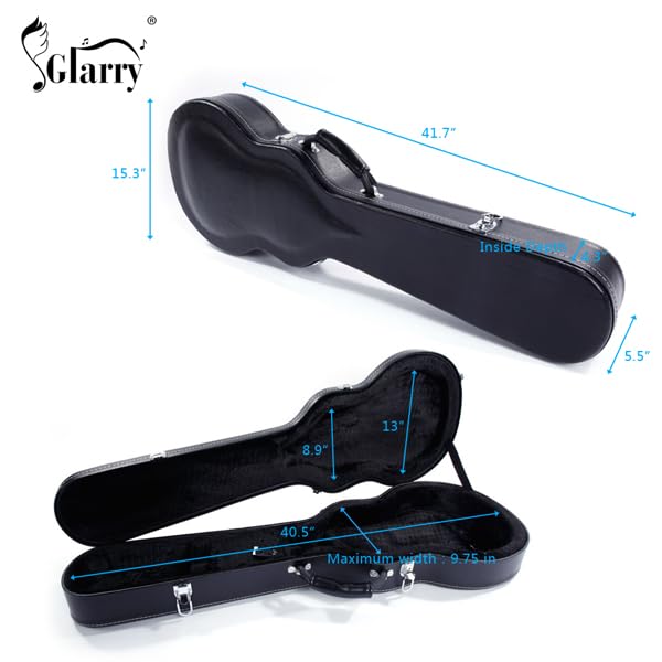 Black Molded Hard Case for Electric Guitar G2104
