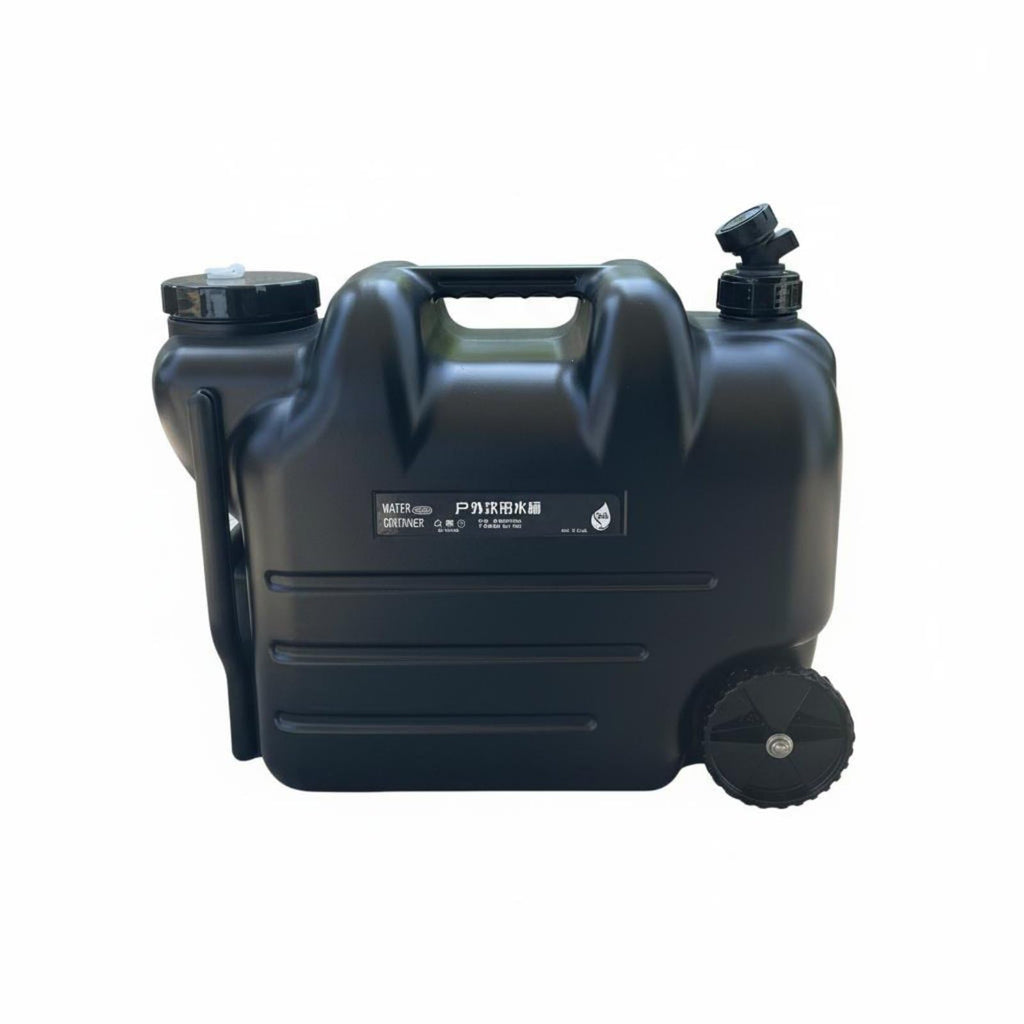 Portable Water Jug with Wheels and Built-In Tap E327279