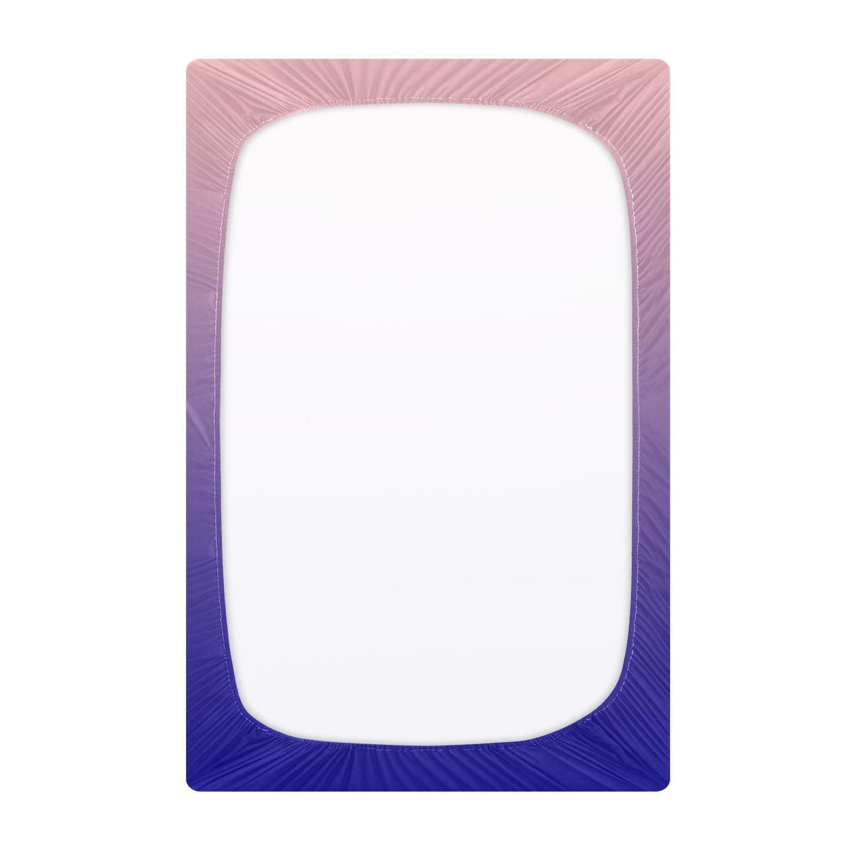 Dark Blue Pink Fitted Crib Sheet Microfiber Z868