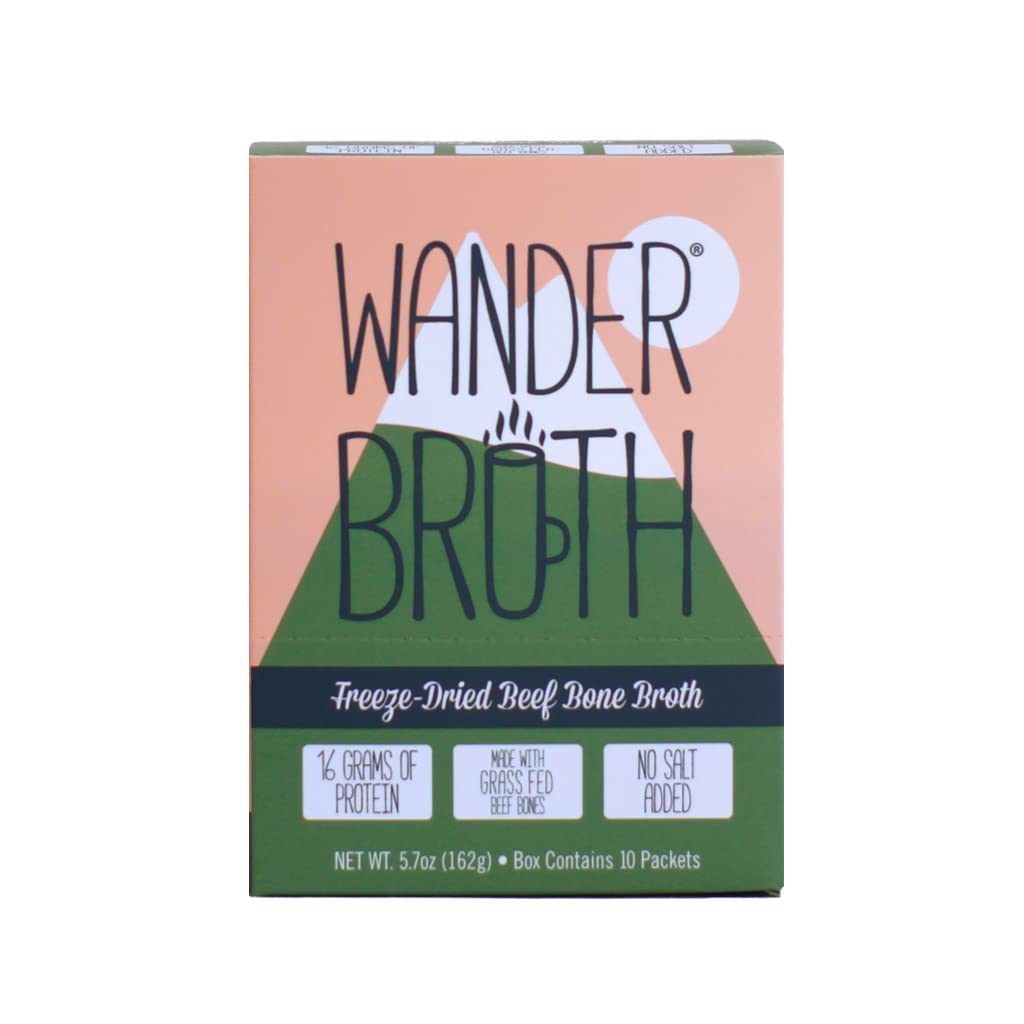 Freeze-Dried Grass-Fed Beef Bone Broth 10 Pack W711