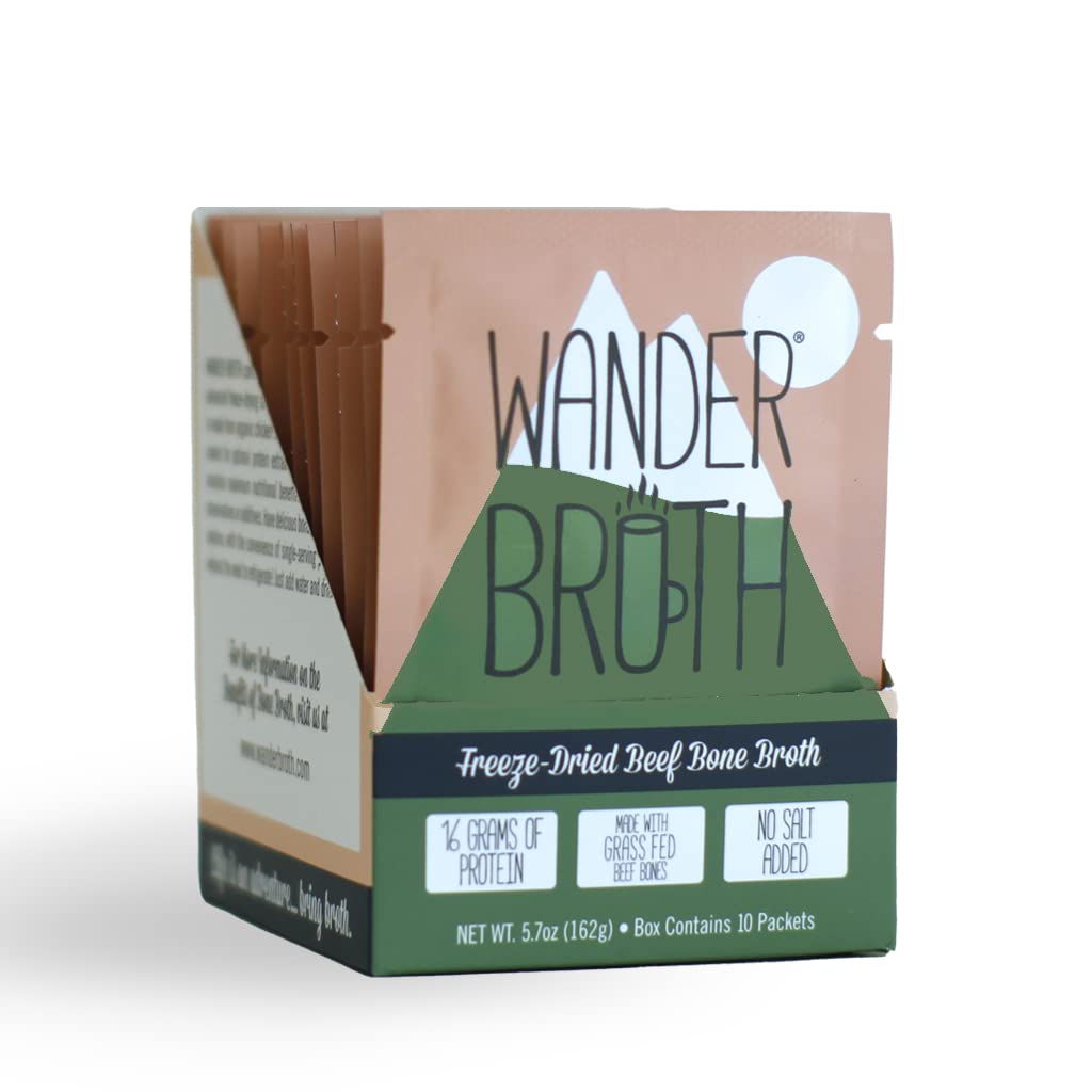 Freeze-Dried Grass-Fed Beef Bone Broth 10 Pack W711