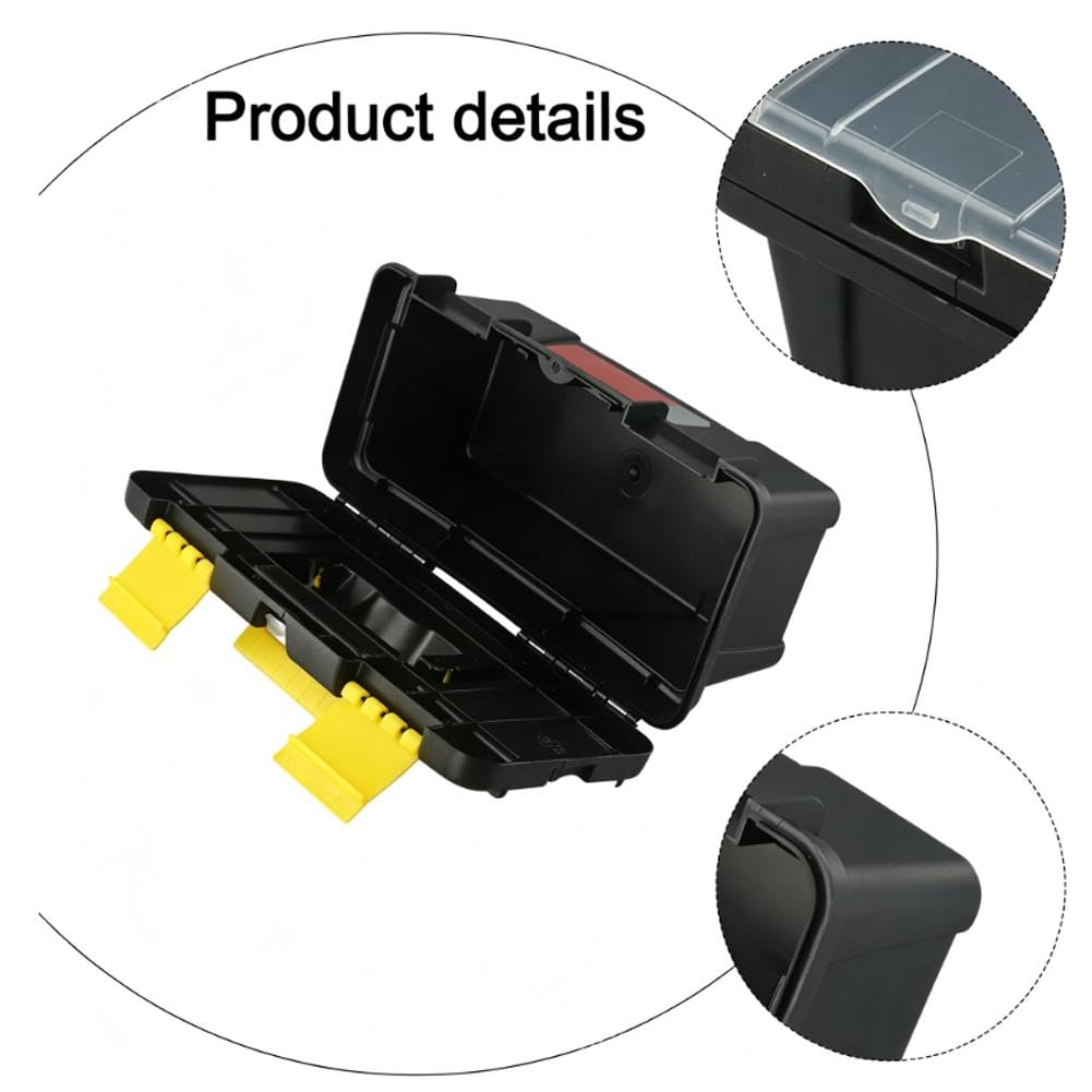 10-Inch Two-Layer Plastic Toolbox with Reinforced Handle C78194