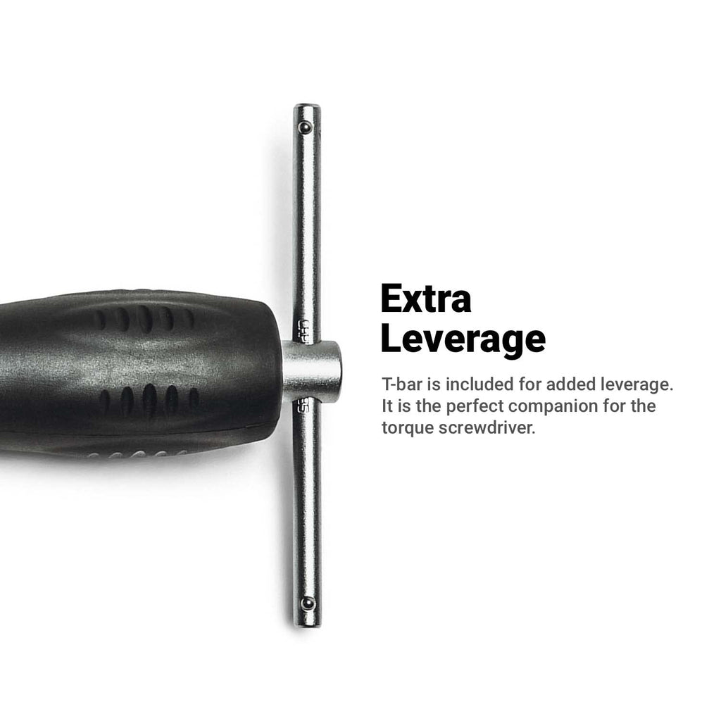 Black 10-50 in-lbs Torque Screwdriver Set P47747