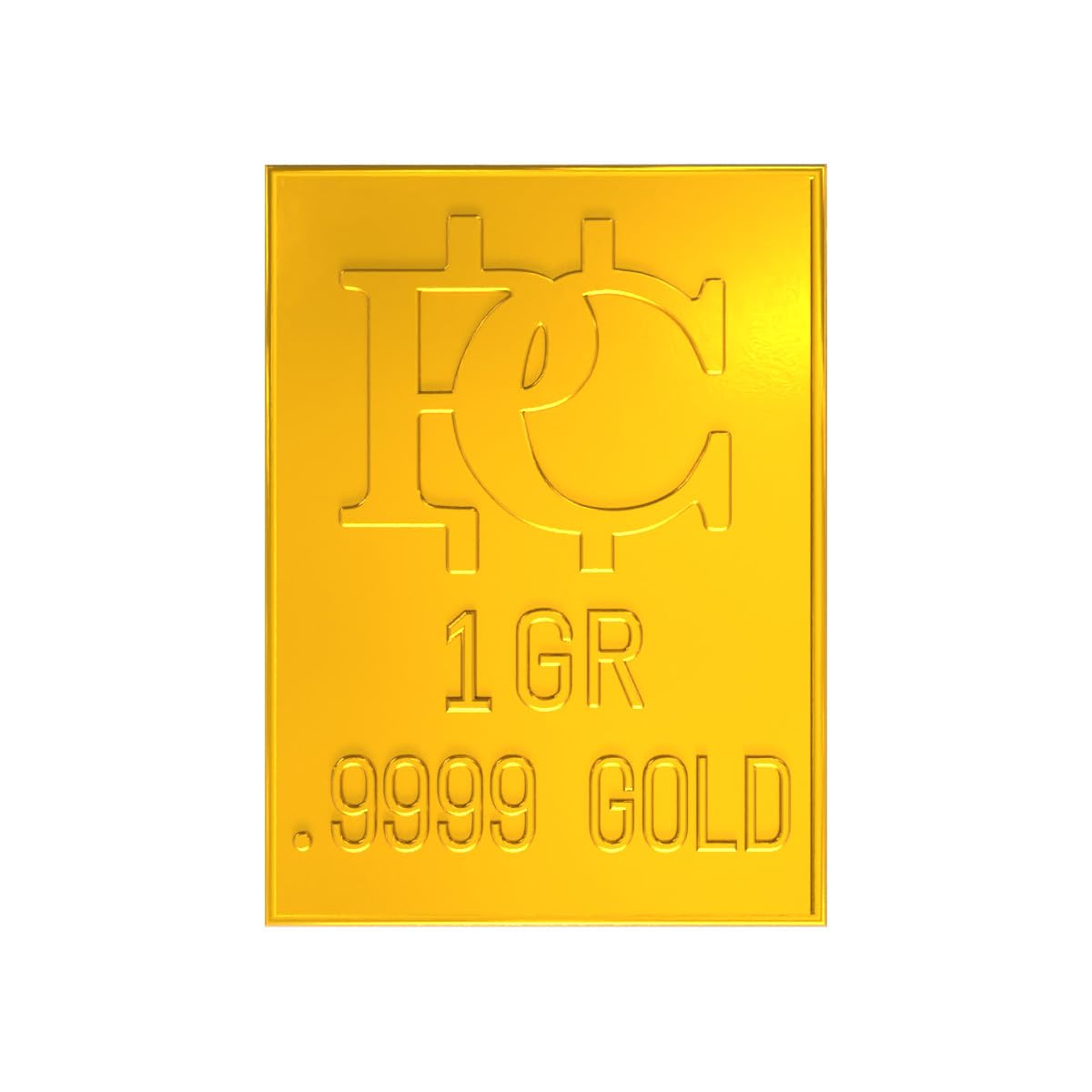 Gold and Silver Bullion Bar 1 Grain Y1195