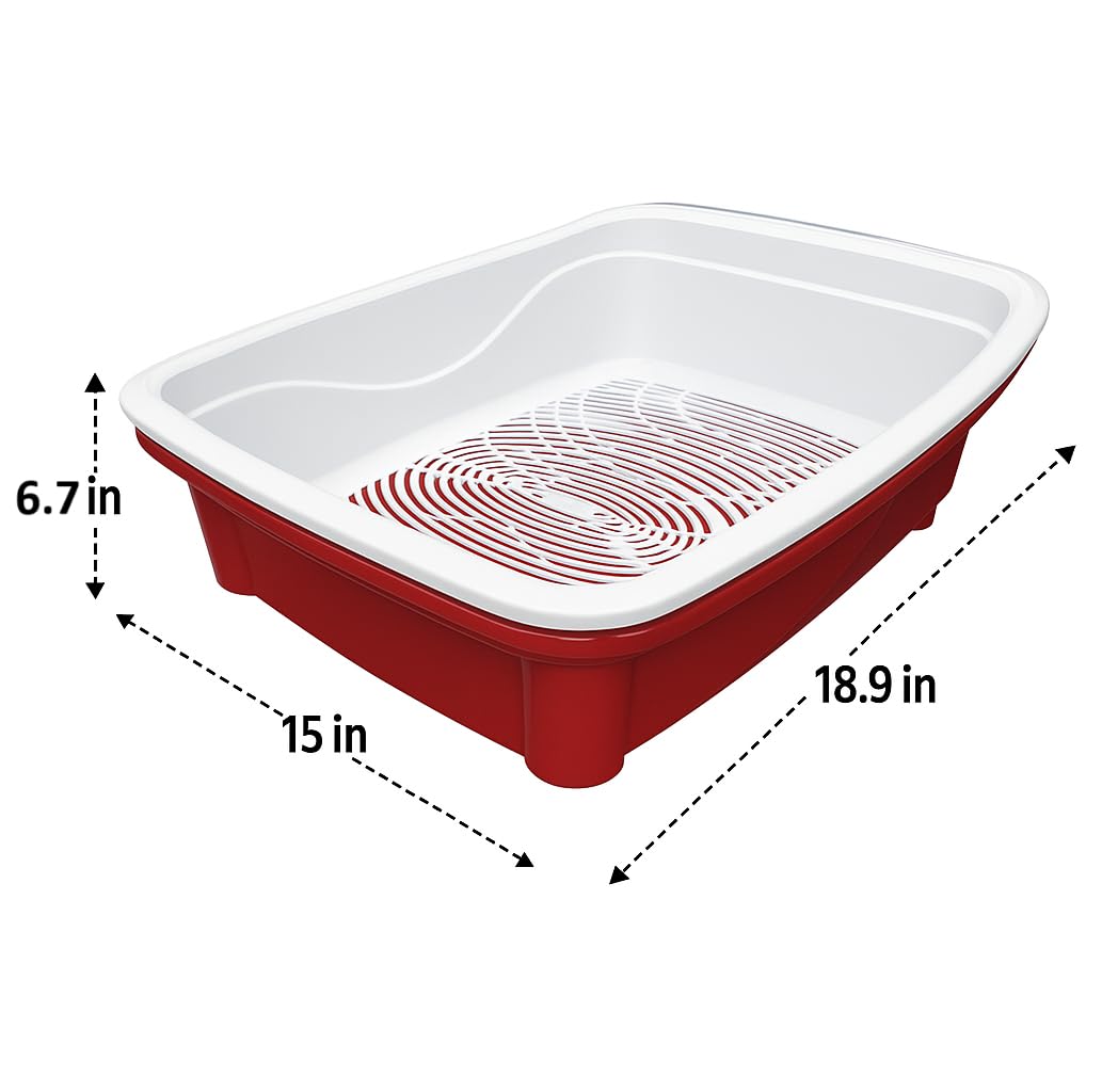Large Sifting Cat Litter Box W37980