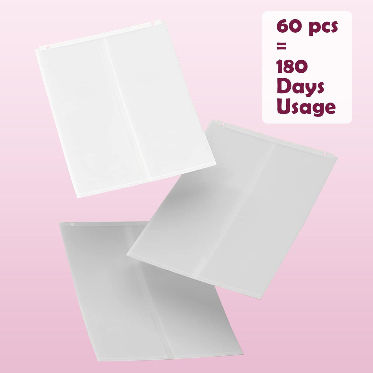 60pcs Cat Litter Box Liners Z42111