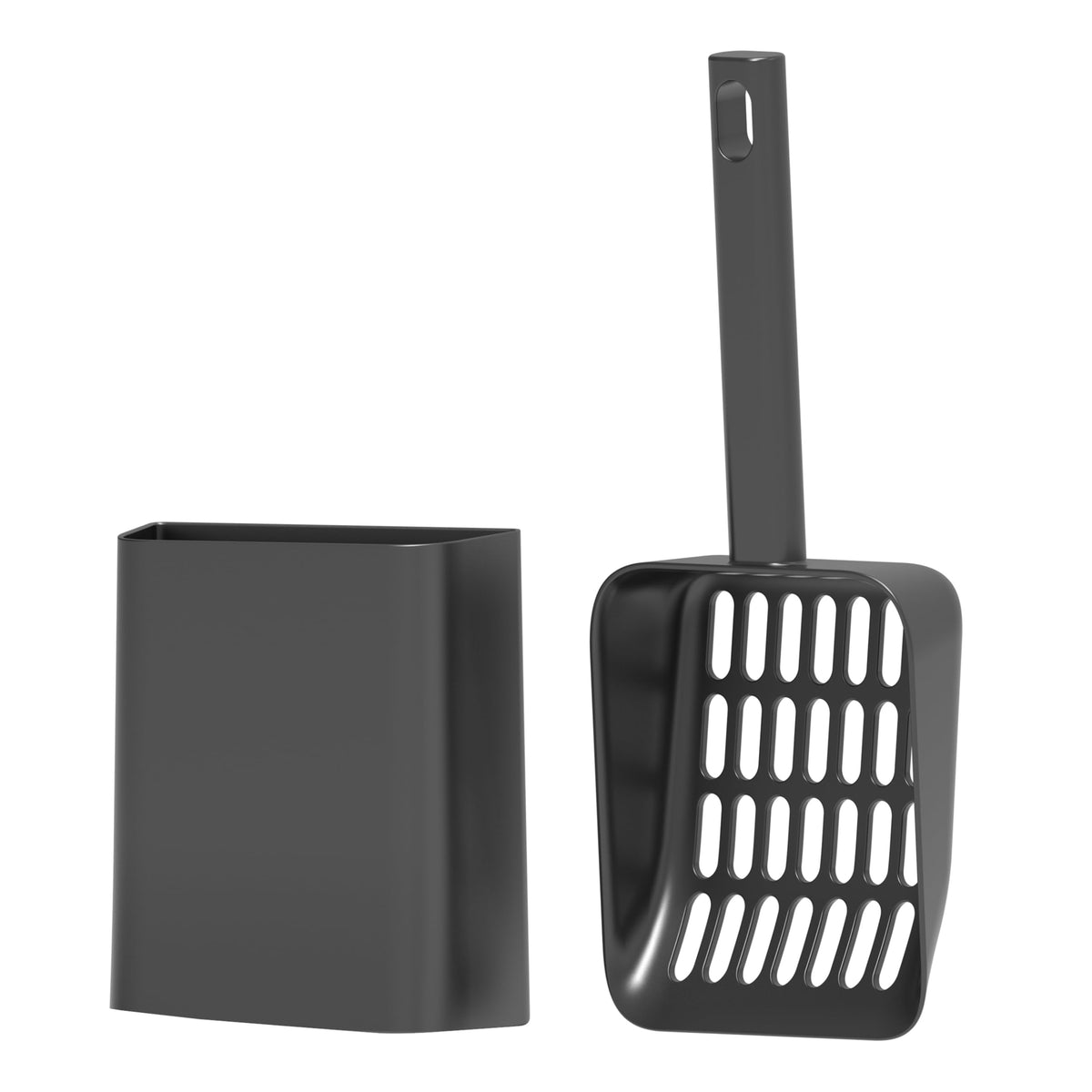 2 in 1 Cat Litter Scoop with Holder Stand X587516