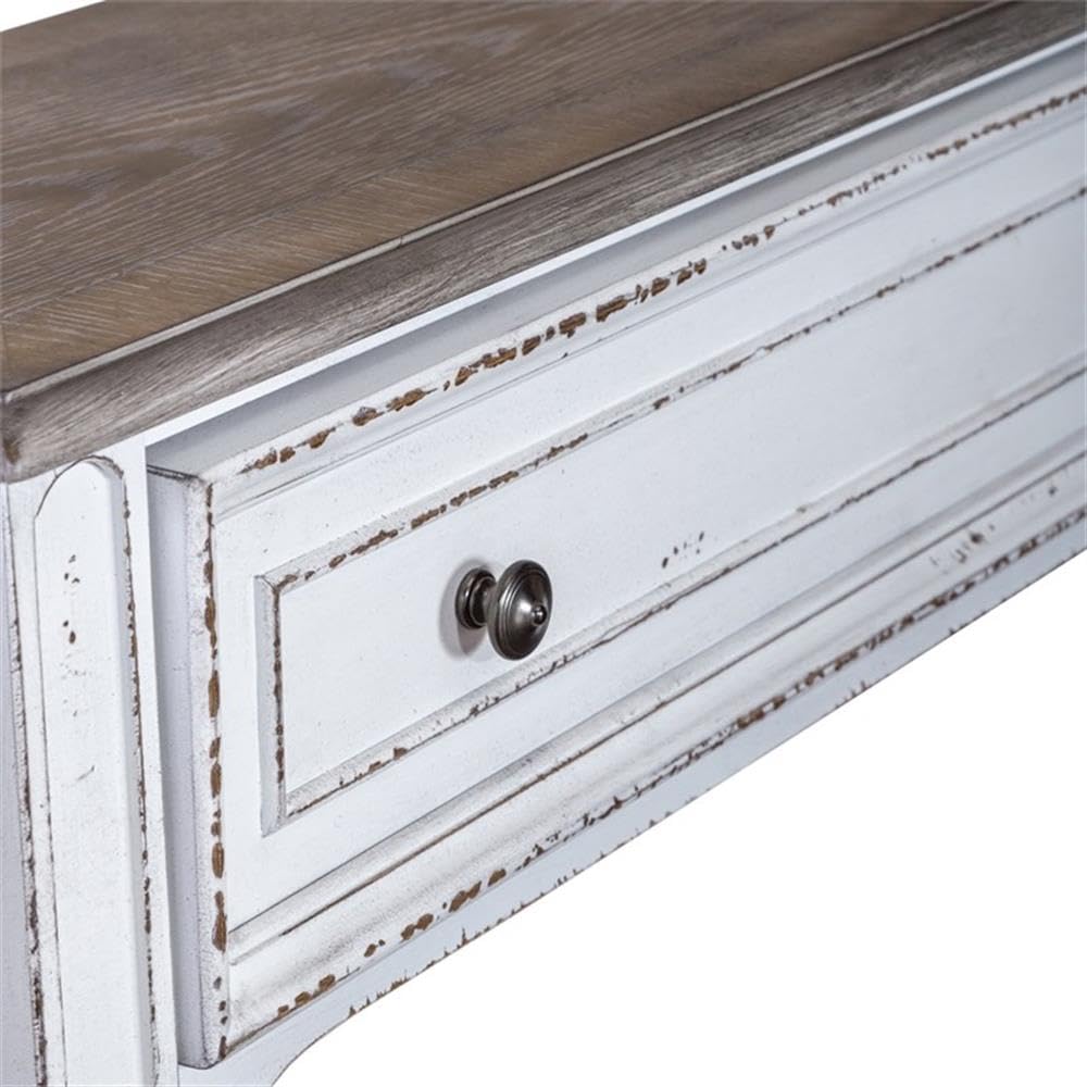 72-Inch Console Table with 3 Drawers and Bottom Shelf J969