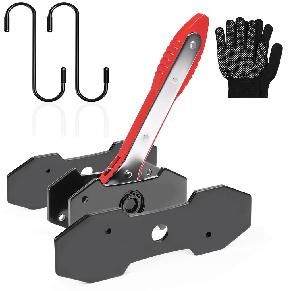 Brake Caliper Compression Tool with 2 Steel Plates and 2 Hooks T28620