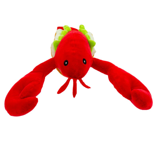 10 Inch Plush Pet Toy with Squeaker and Crinkle L7715