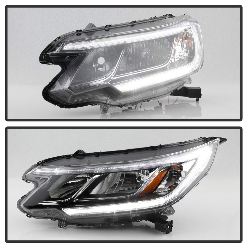 For 2015-2016 Honda CRV Halogen Type LED DRL Headlights Assembly Pair Set Left+Right Q89766