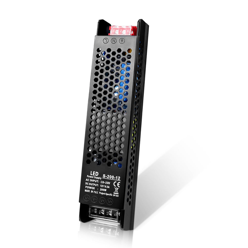 12V 200W Ultra Thin LED Power Supply E528418