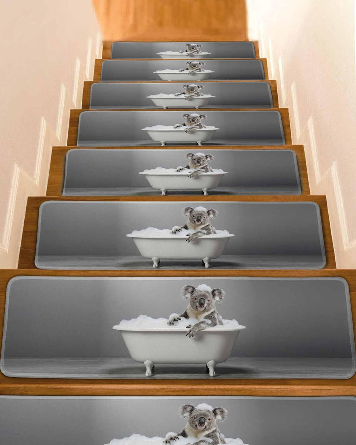 Non Slip Stair Treads Set of 10 30"x8" L57908