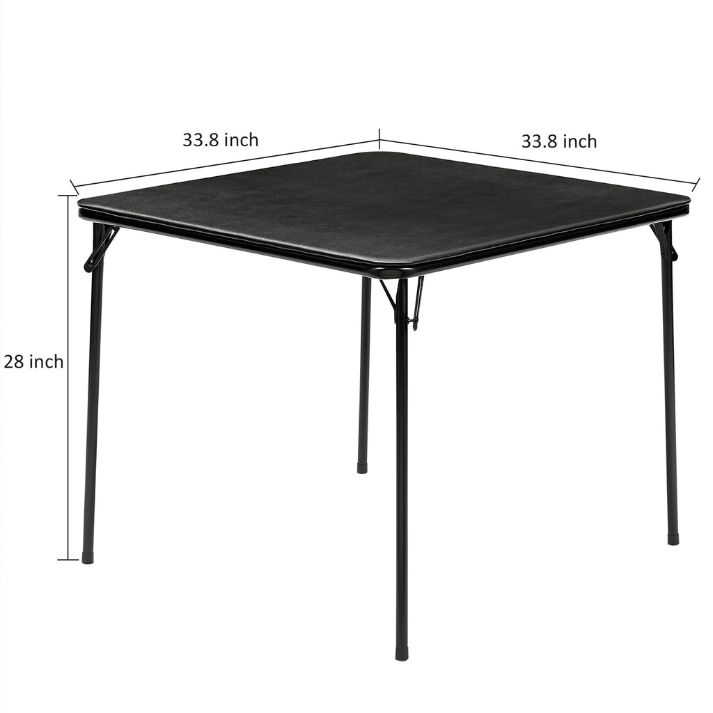 34'' Black Folding Card Table O344