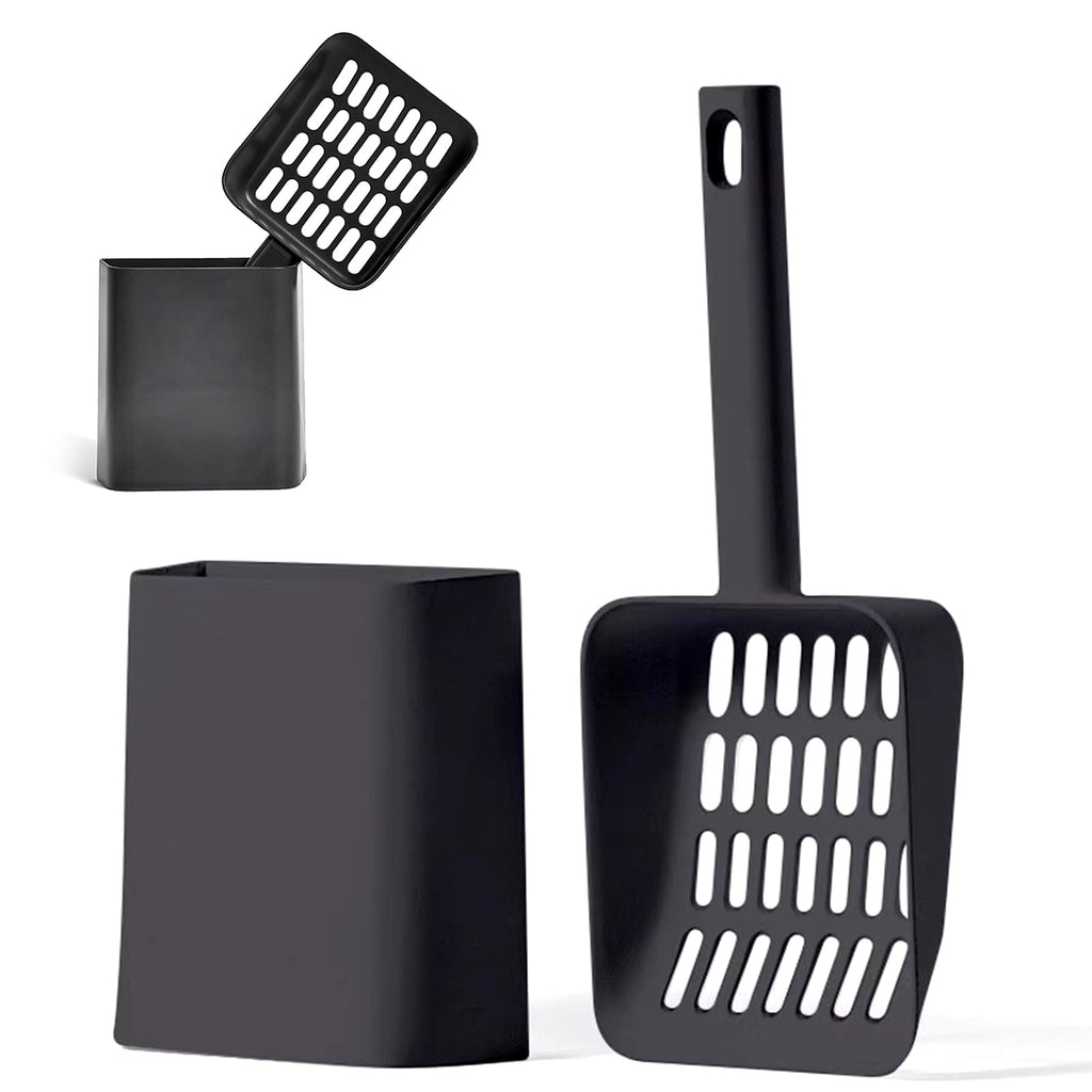 2 in 1 Cat Litter Scoop with Holder Stand X587516