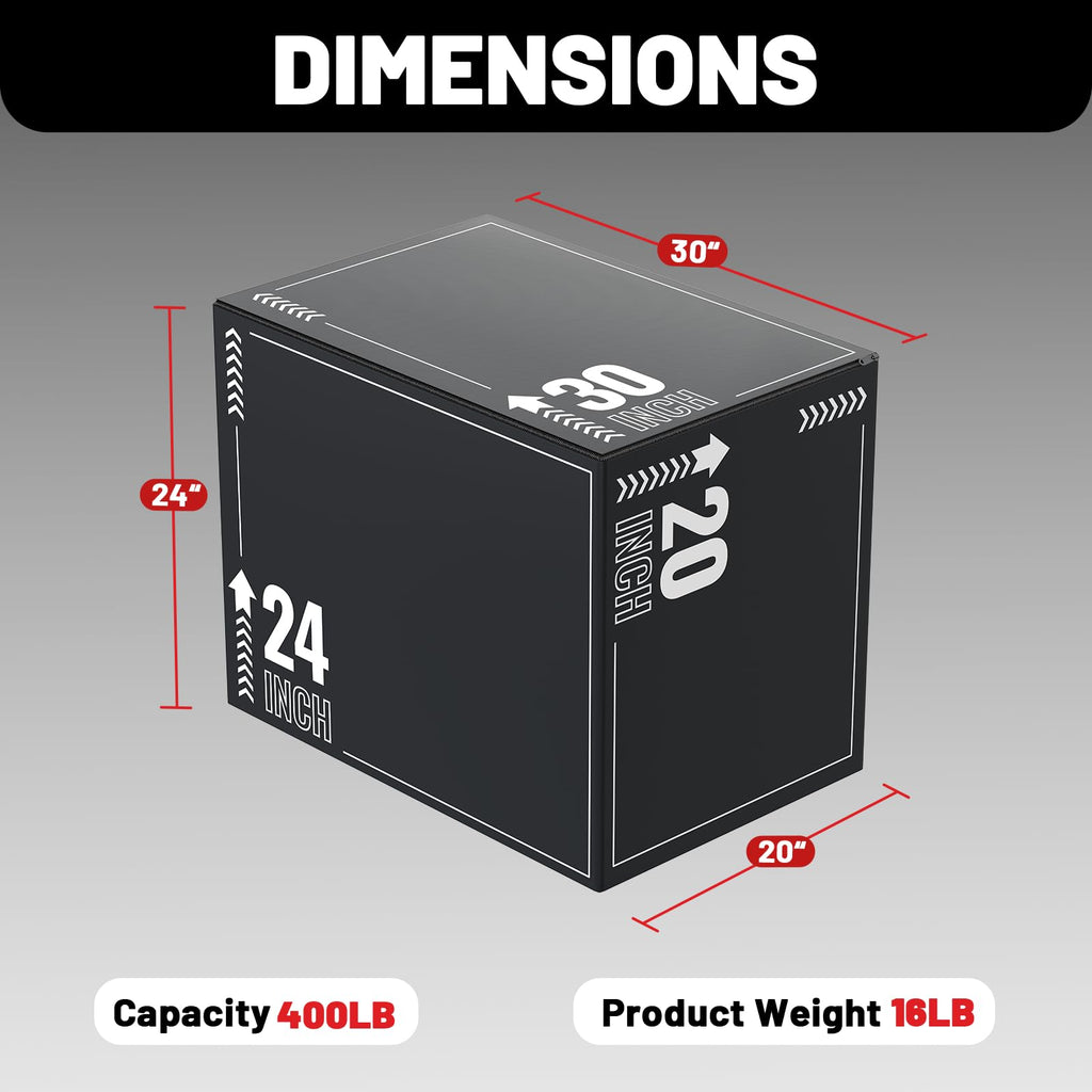 3-in-1 Plyometric Jump Box D677694
