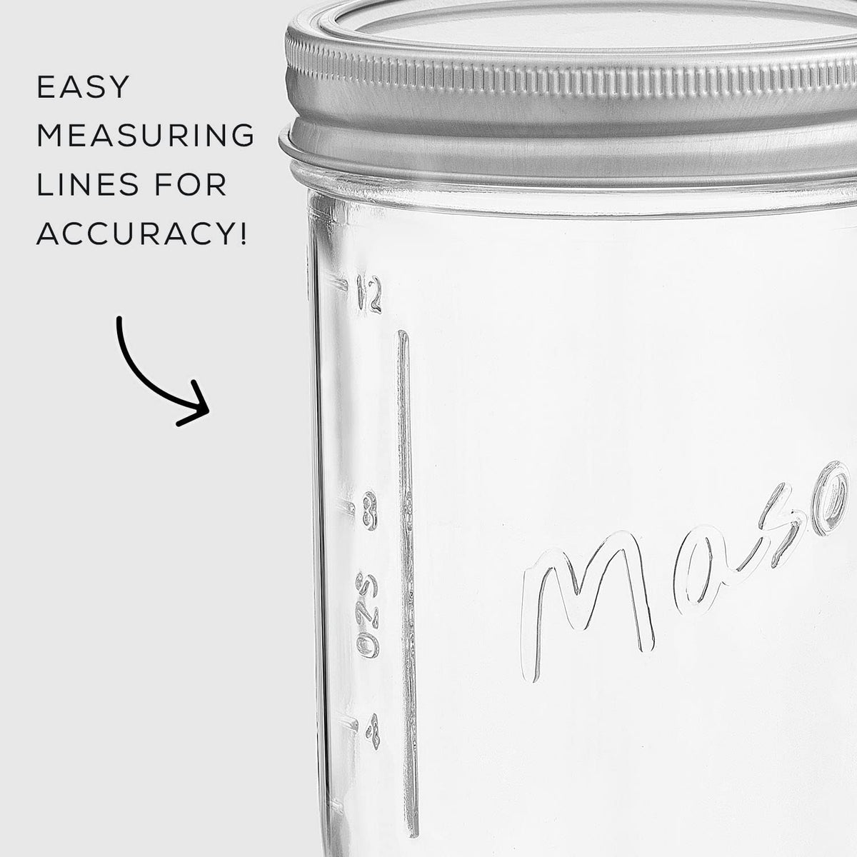 16 Oz 6-Pack Wide Mouth Glass Mason Jars with Lids C7301