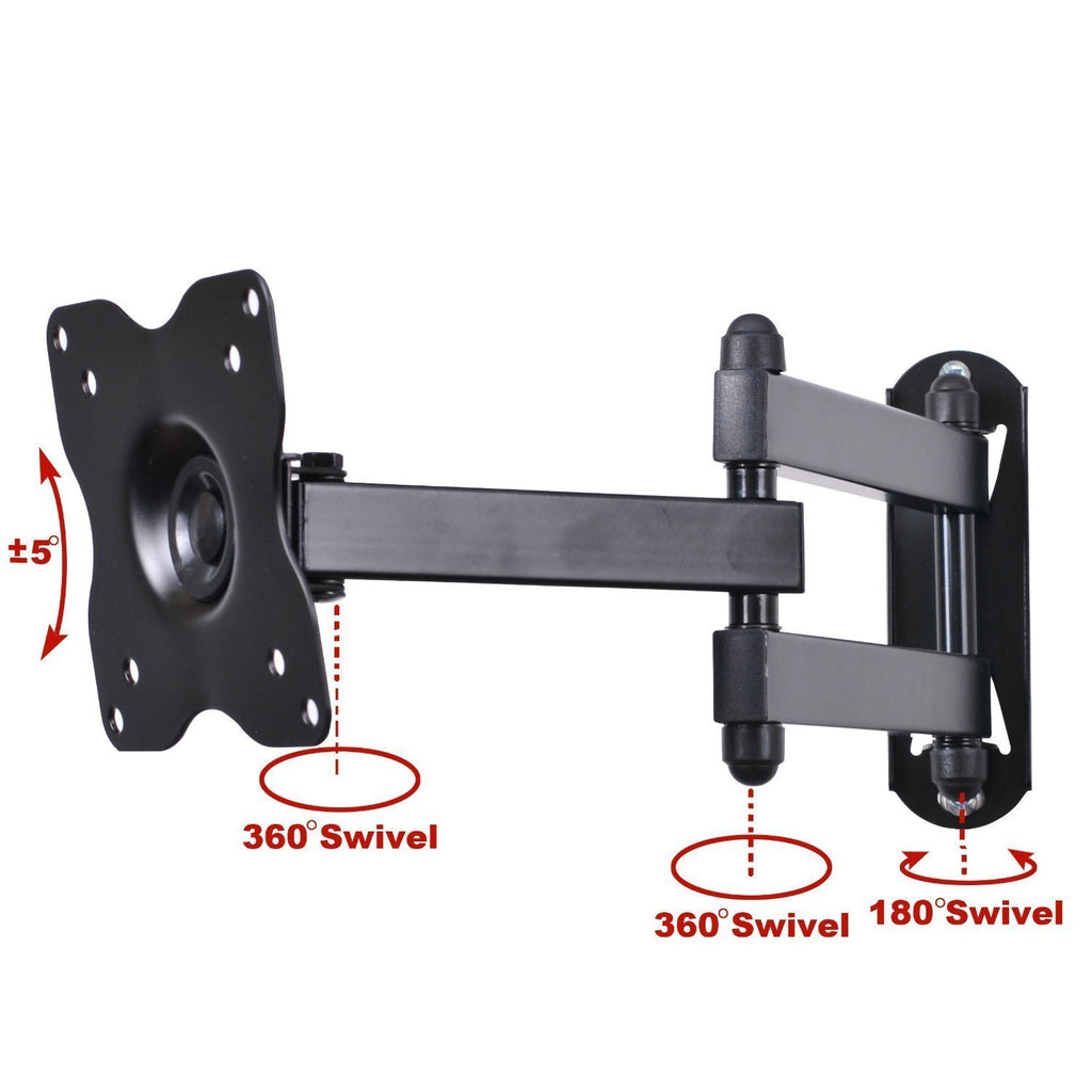 Full Motion Swivel Tilt TV Wall Mount Bracket V428839