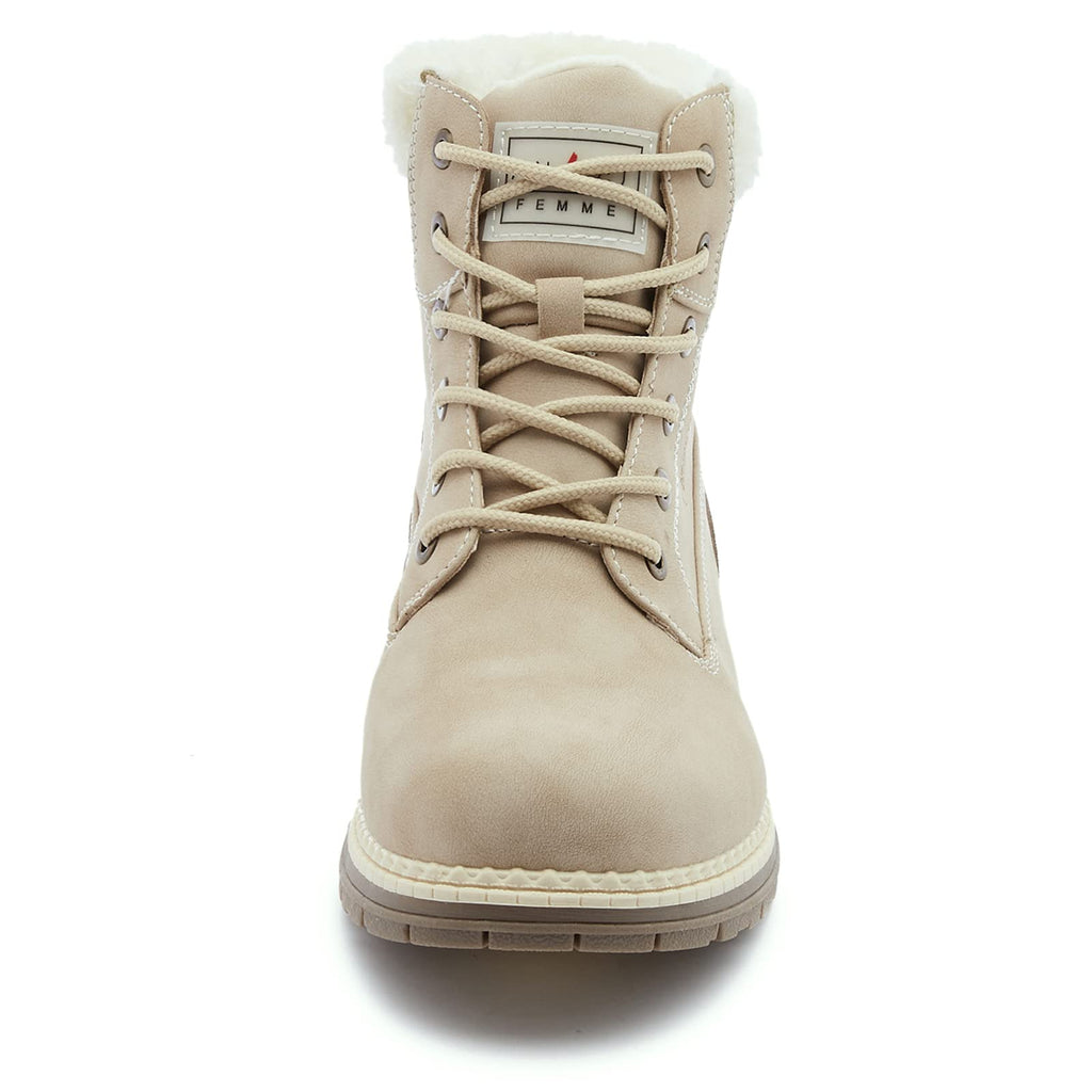 Waterproof Warm Fur Ankle Boots T970943