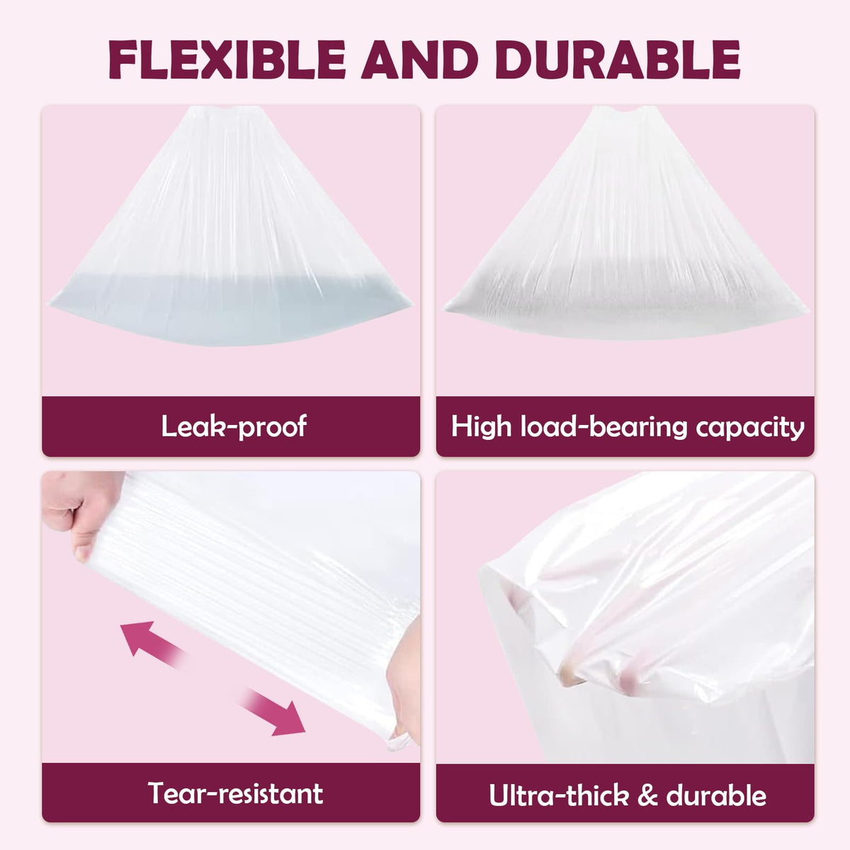 60pcs Cat Litter Box Liners Z42111