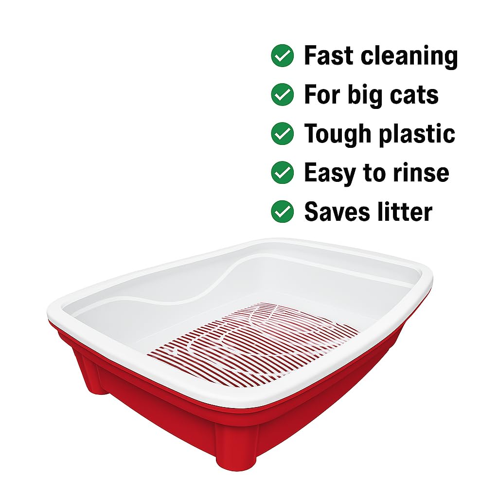 Large Sifting Cat Litter Box W37980