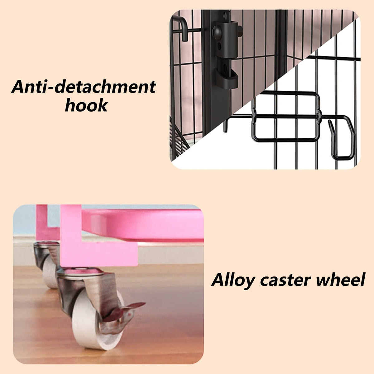 5-Tier Cat Cage with Wheels X234
