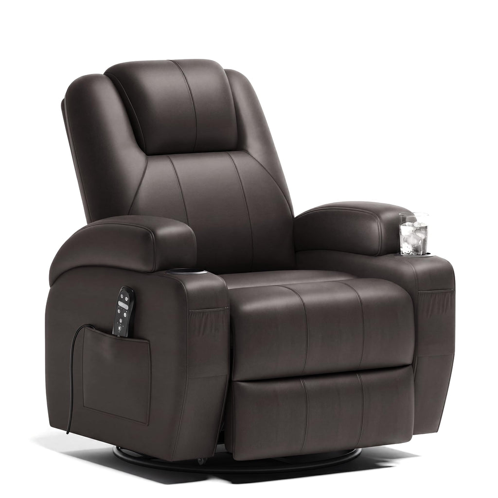 Swivel Rocker Recliner Chair with Vibration Massage M4958