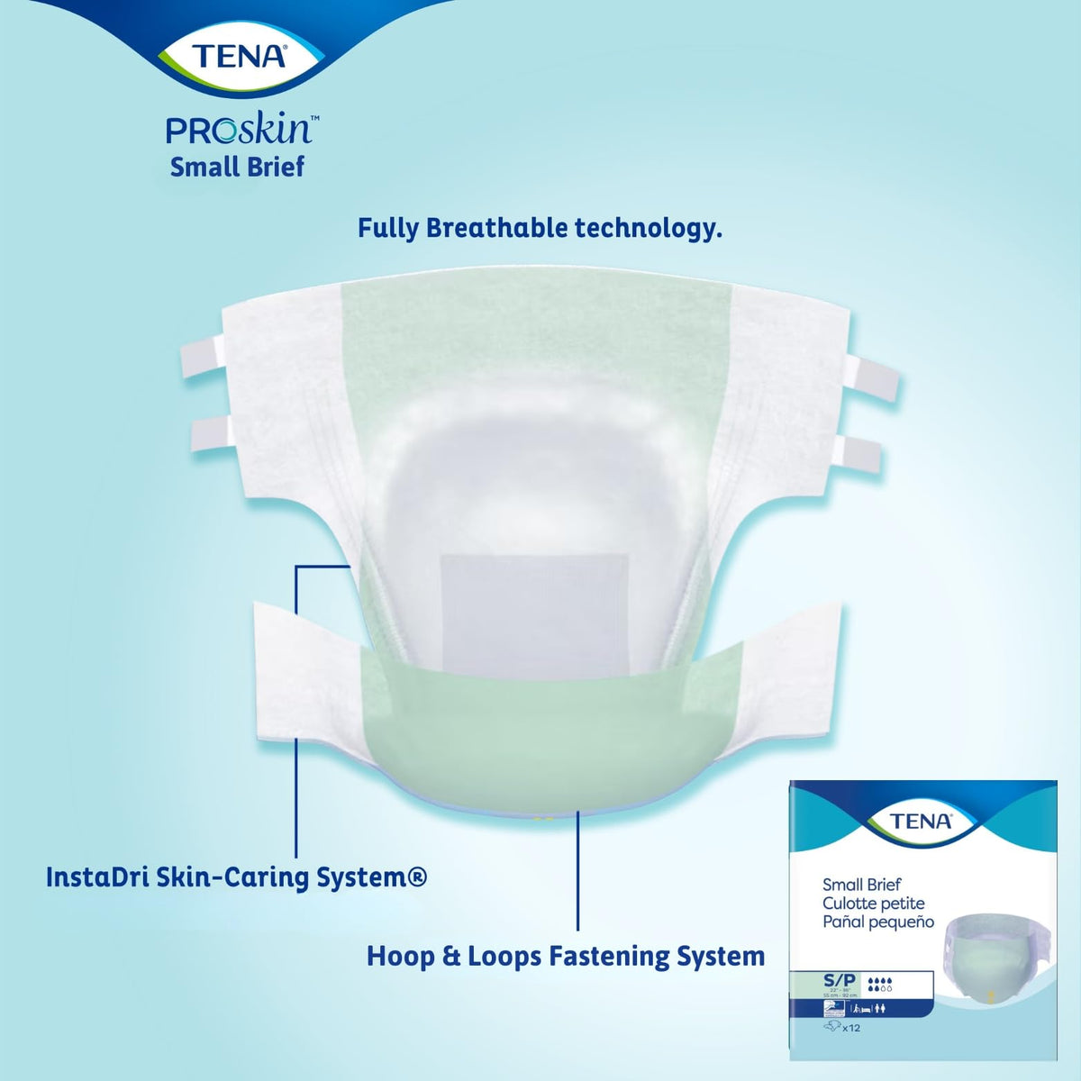 Small Heavy Absorbency Disposable Brief L2423