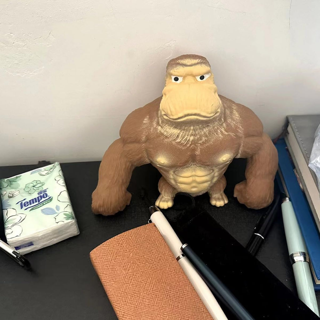 Brown Stretch Gorilla Sensory Stress Toy Z353
