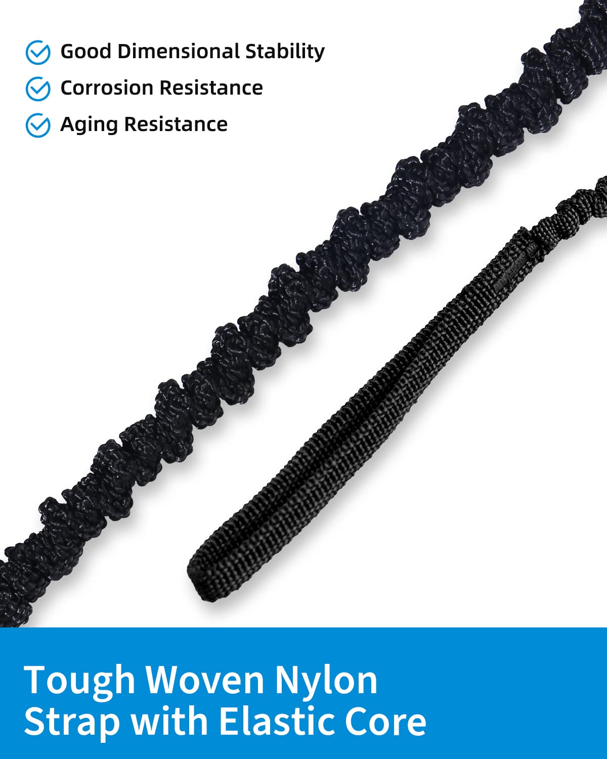 Stretchable Kayak Paddle Leash 4-7ft F241525