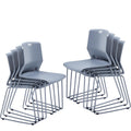 Grey Stackable Chairs Set of 8 H17399
