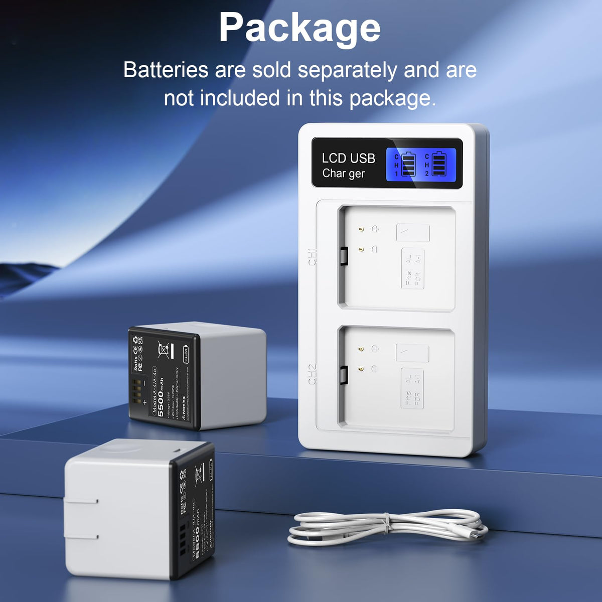 Charger Station for Arlo Pro 5S/4/3/Arlo Ultra/Ultra2 Battery H121