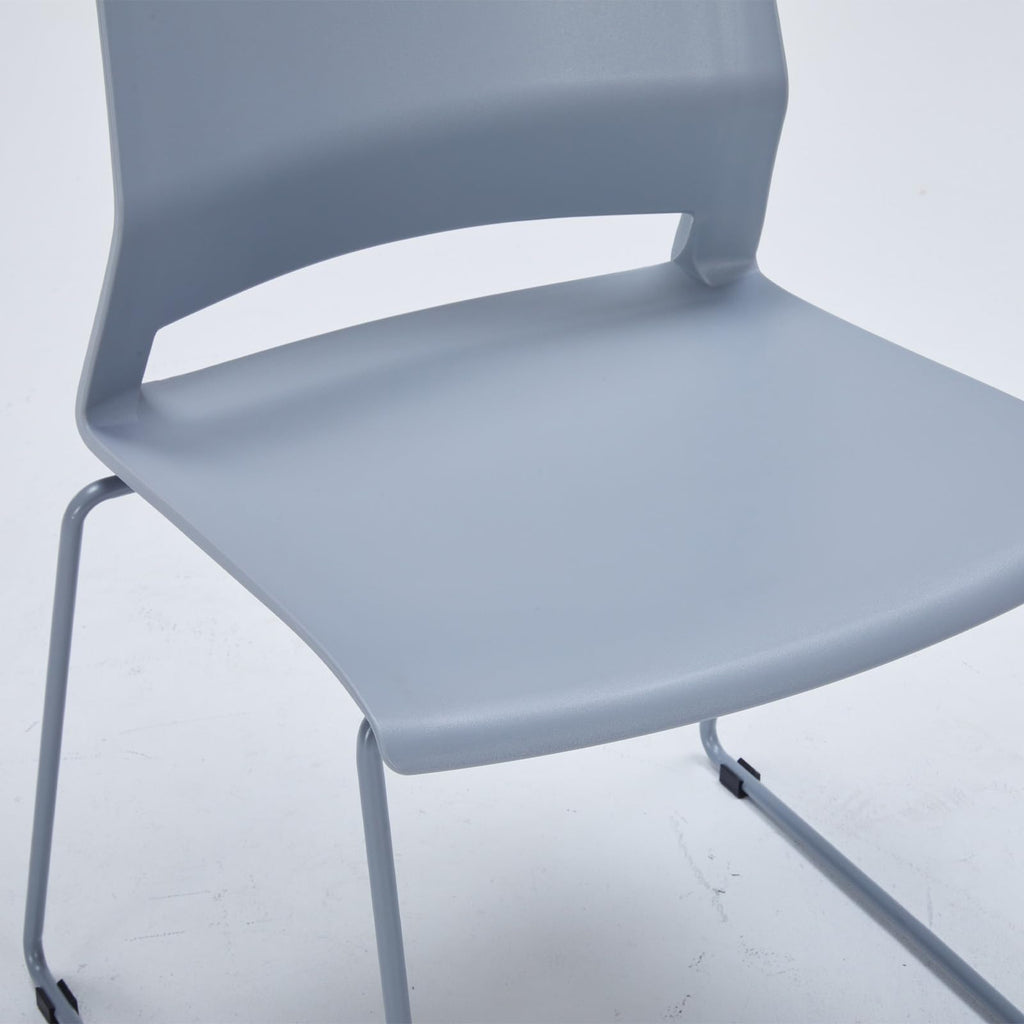 Grey Stackable Chairs Set of 8 H17399
