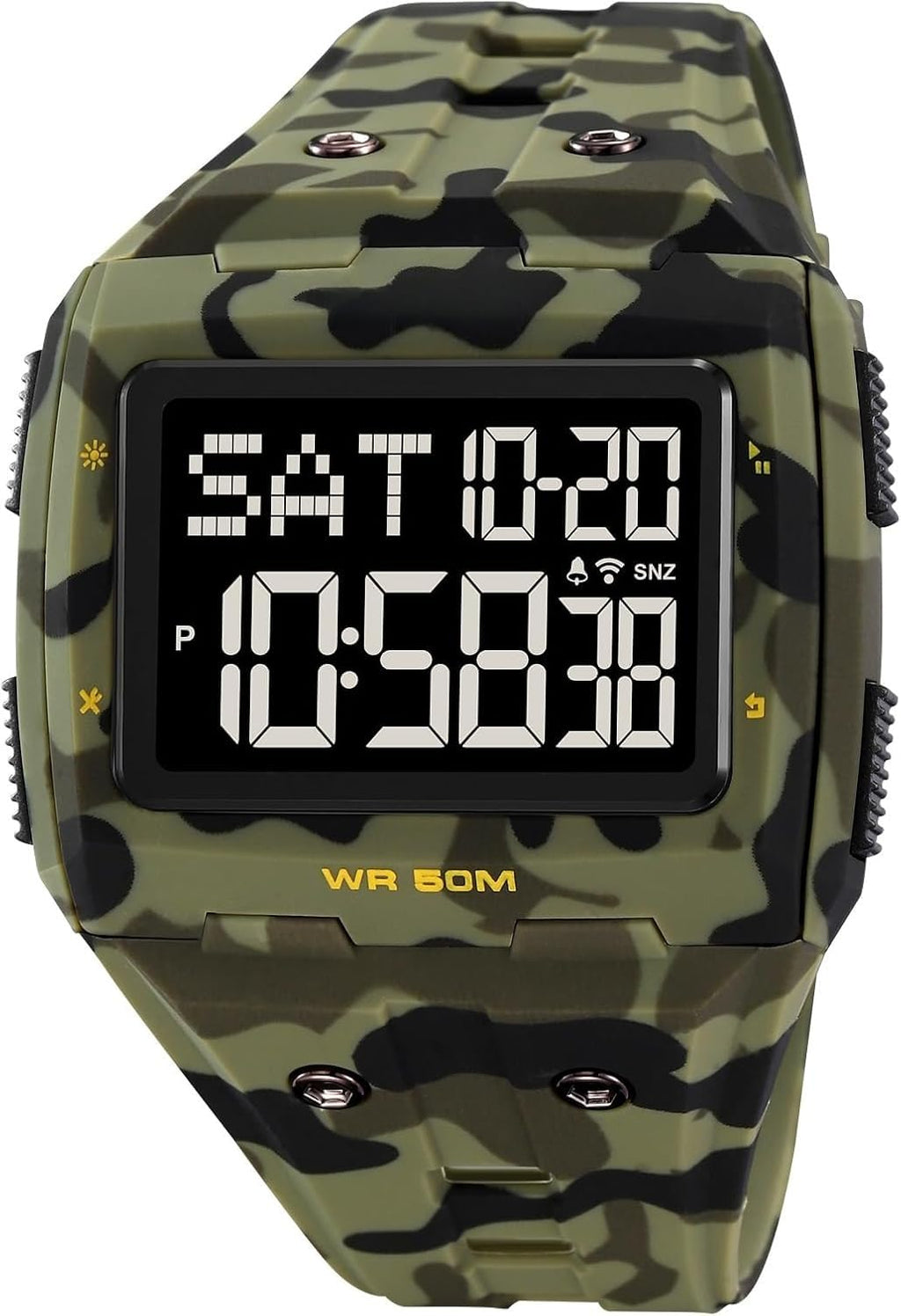 Large Face 5ATM Water Resistant Digital Mens Watch K80569