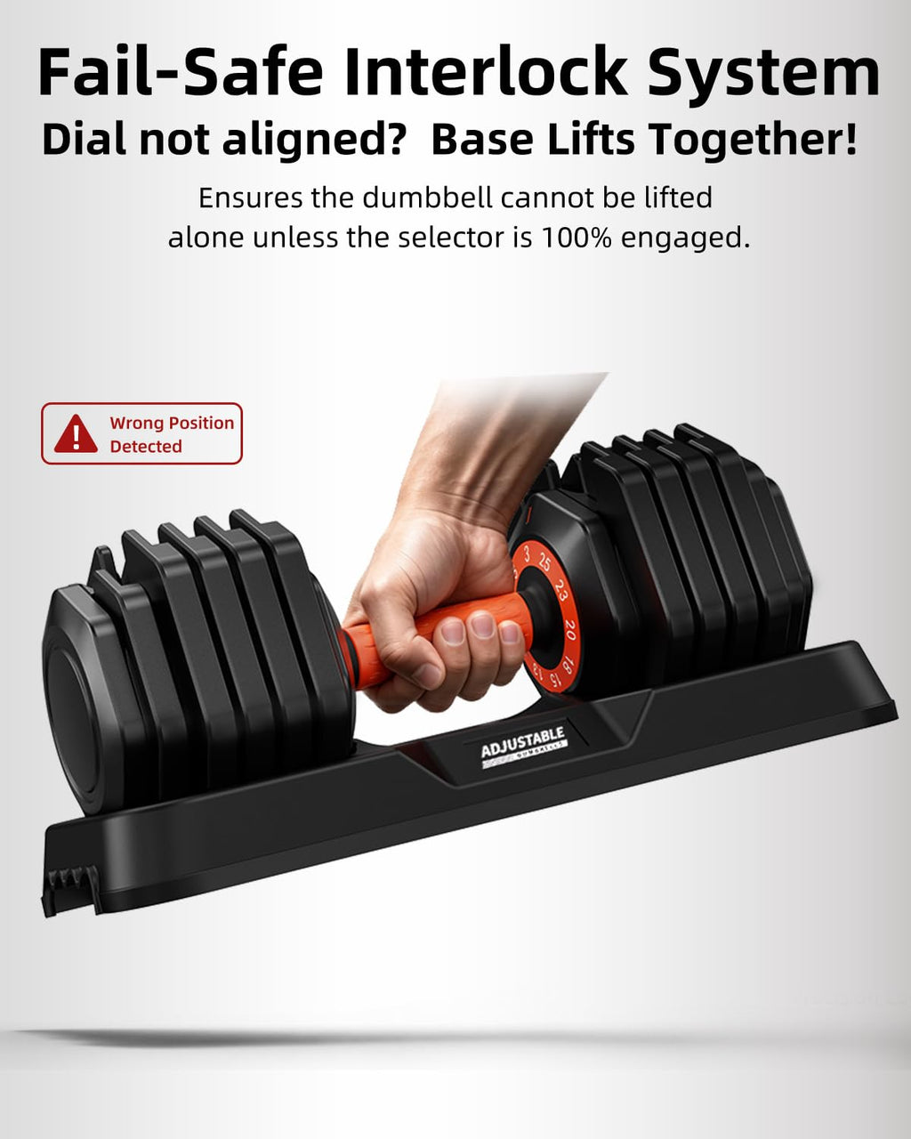 Adjustable Dumbbell Set 25lb/50lb E689