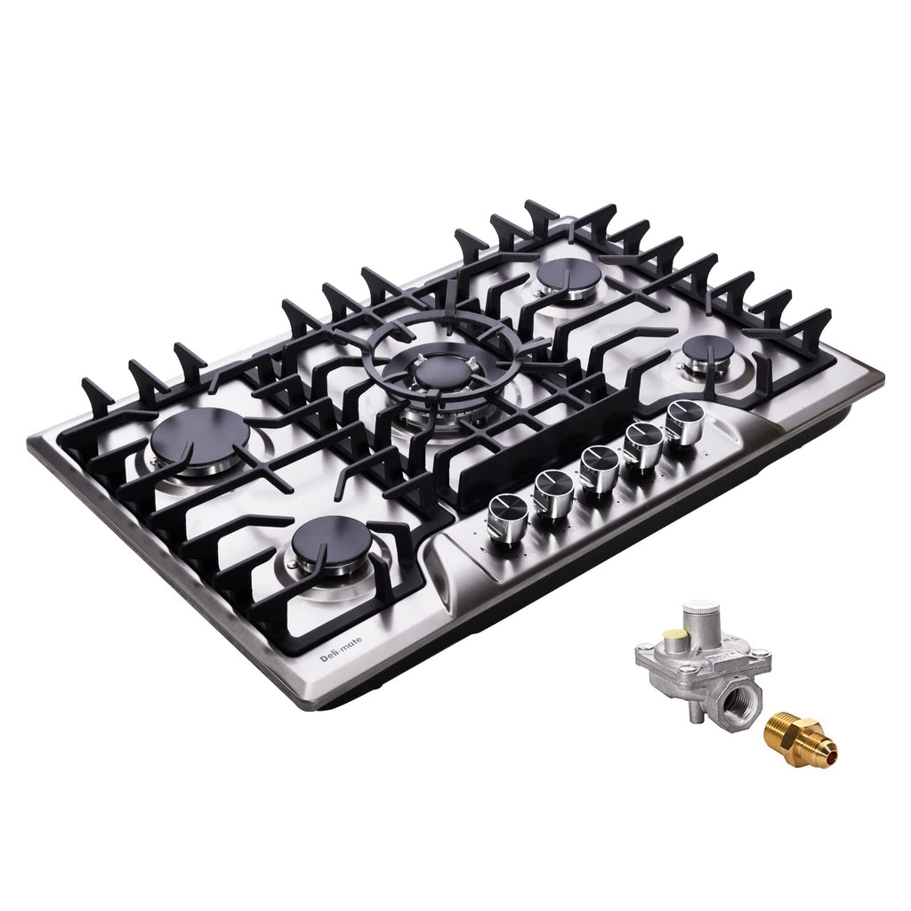 30 Inch 5 Burners Stainless Steel Gas Cooktop C50103