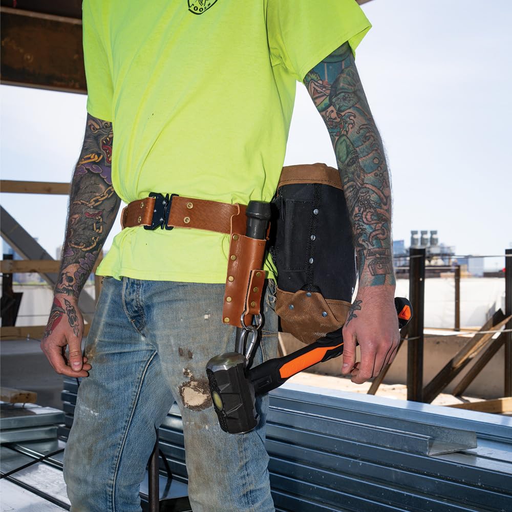 Leather Tool Belt with Quick-Release Buckle Q8827