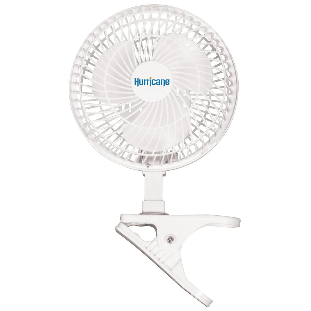 White 2-Pack 6" Clip-On Table Fan with 2 Quiet Speeds T893
