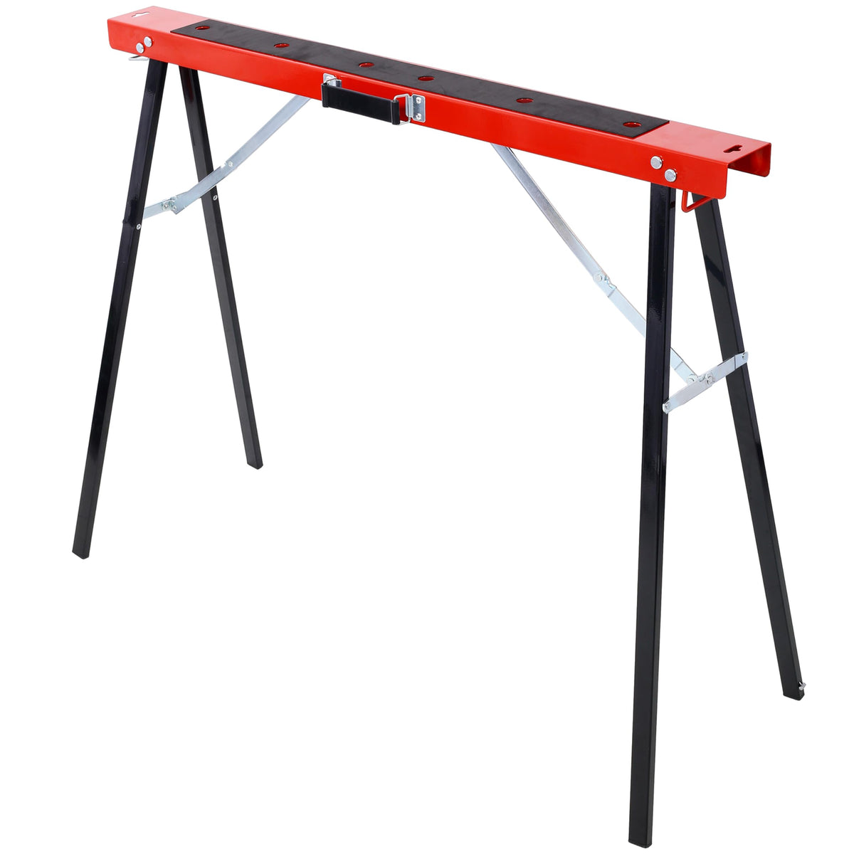 2 Pack Folding Heavy Duty Metal Sawhorse 550 Lb Capacity P636