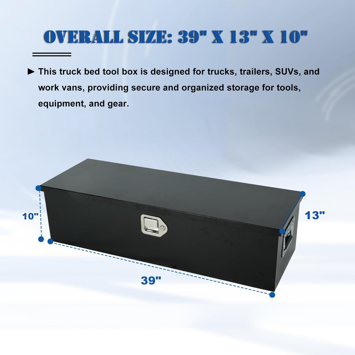 39" Heavy Duty Steel Truck Bed Tool Box A415848