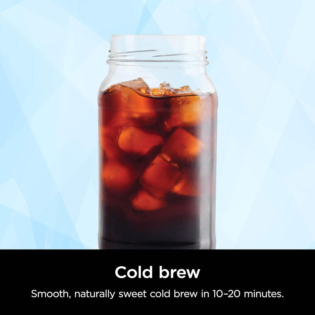 Hot & Iced XL Coffee Maker with Rapid Cold Brew, 8 Sizes, Black L88306