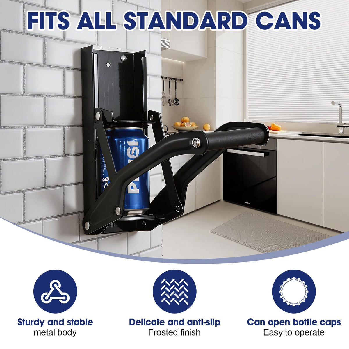High-Strength Alloy Wall-Mounted Can Crusher T6091