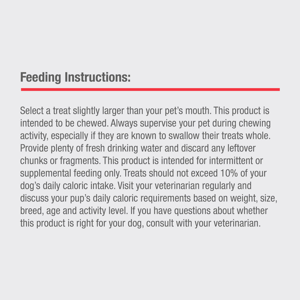 Rawhide-Free Dog Treats With Real Protein, 50 Count E284837