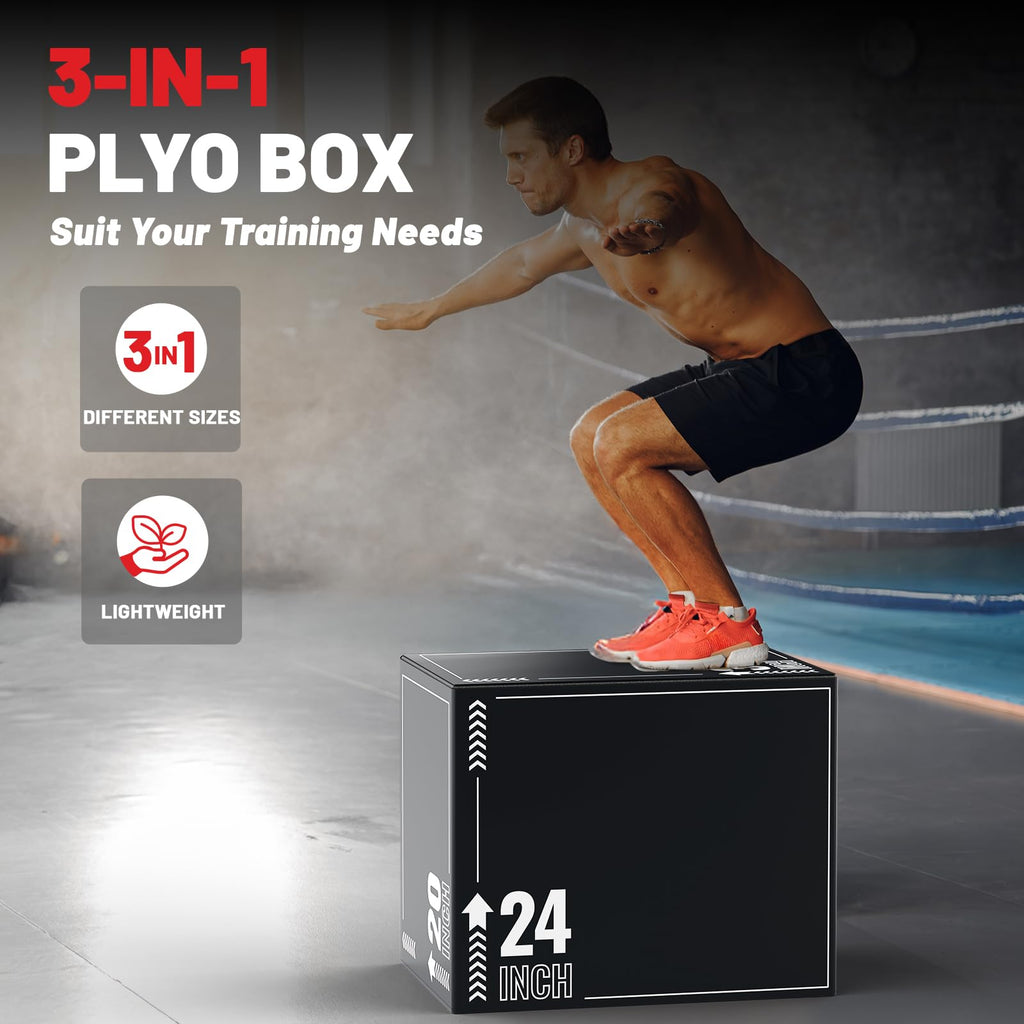 3-in-1 Plyometric Jump Box D677694