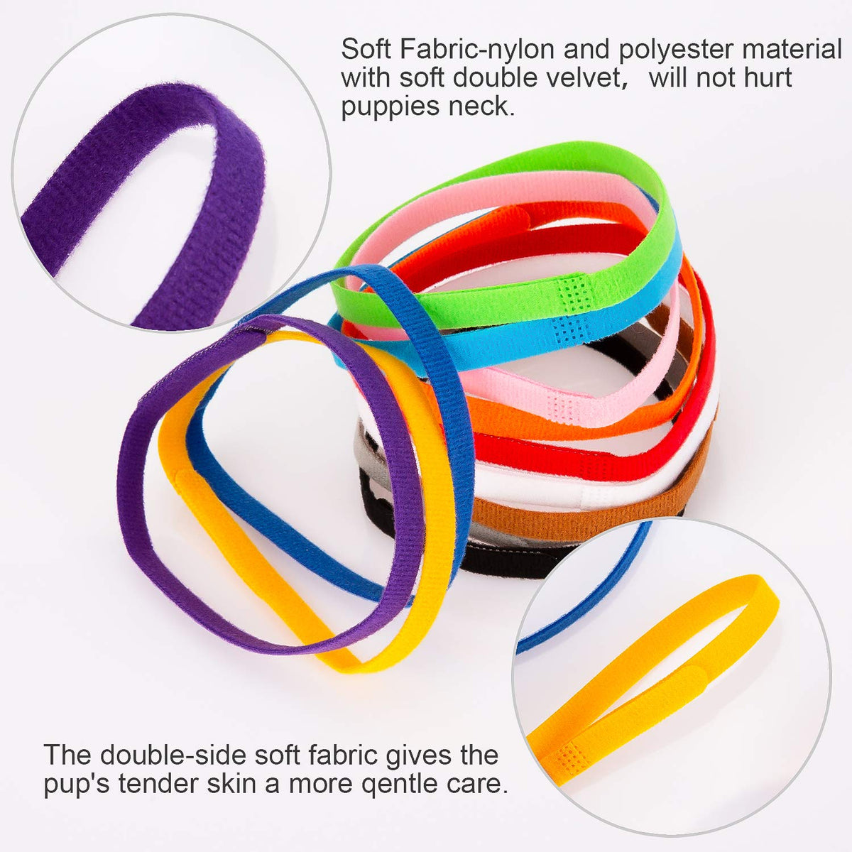 Soft Adjustable Puppy Collars D726655