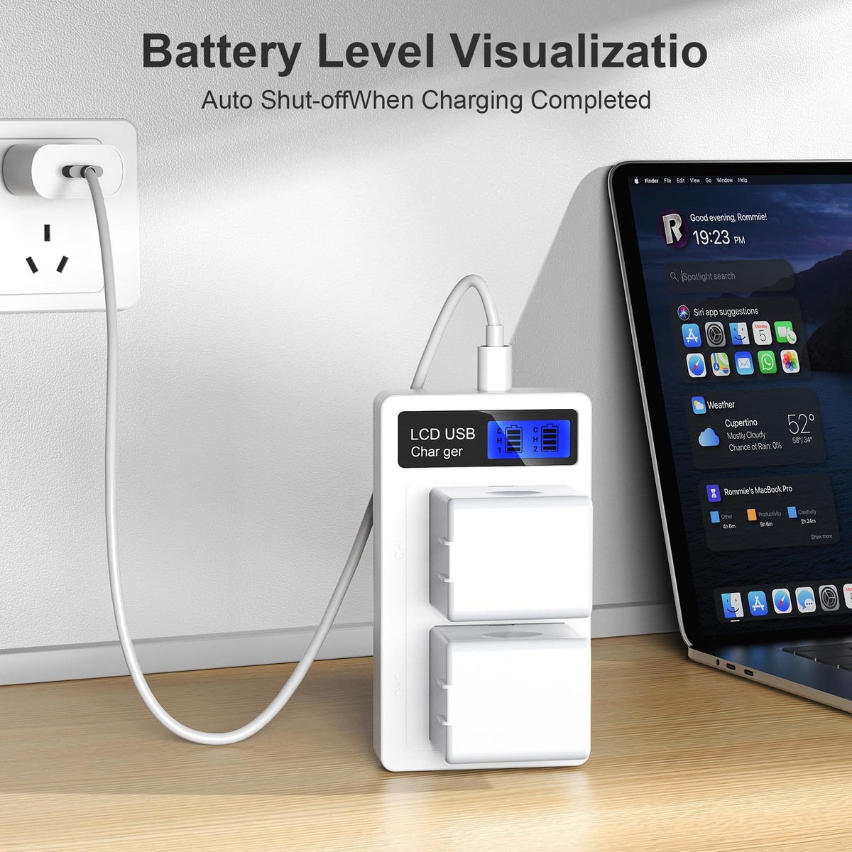 Charger Station for Arlo Pro 5S/4/3/Arlo Ultra/Ultra2 Battery H121