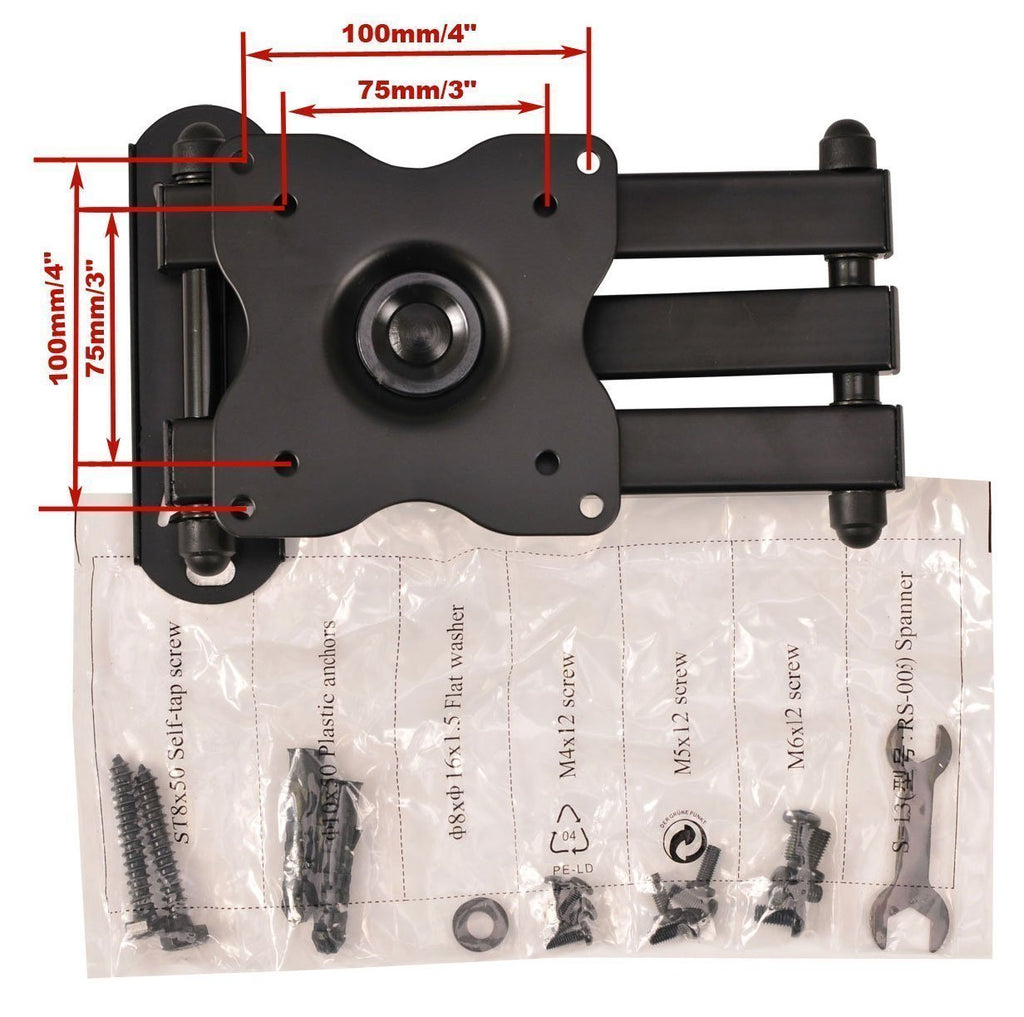 Full Motion Swivel Tilt TV Wall Mount Bracket V428839