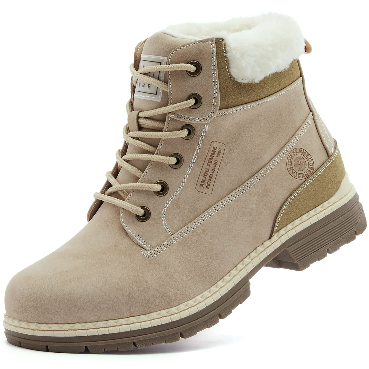 Waterproof Warm Fur Ankle Boots T970943