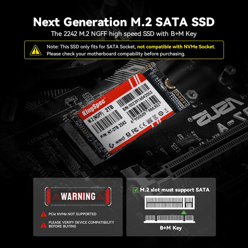 512GB M.2 2242 SATA III SSD Y596807